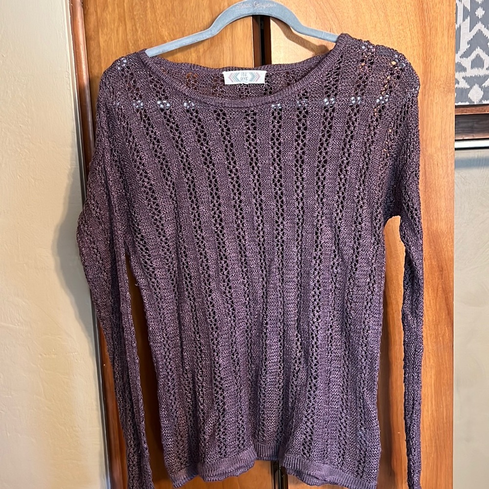Purple sweater